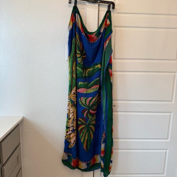 Farm Rio Tropical Scarf Sarong Blanket - Picture 3 of 8